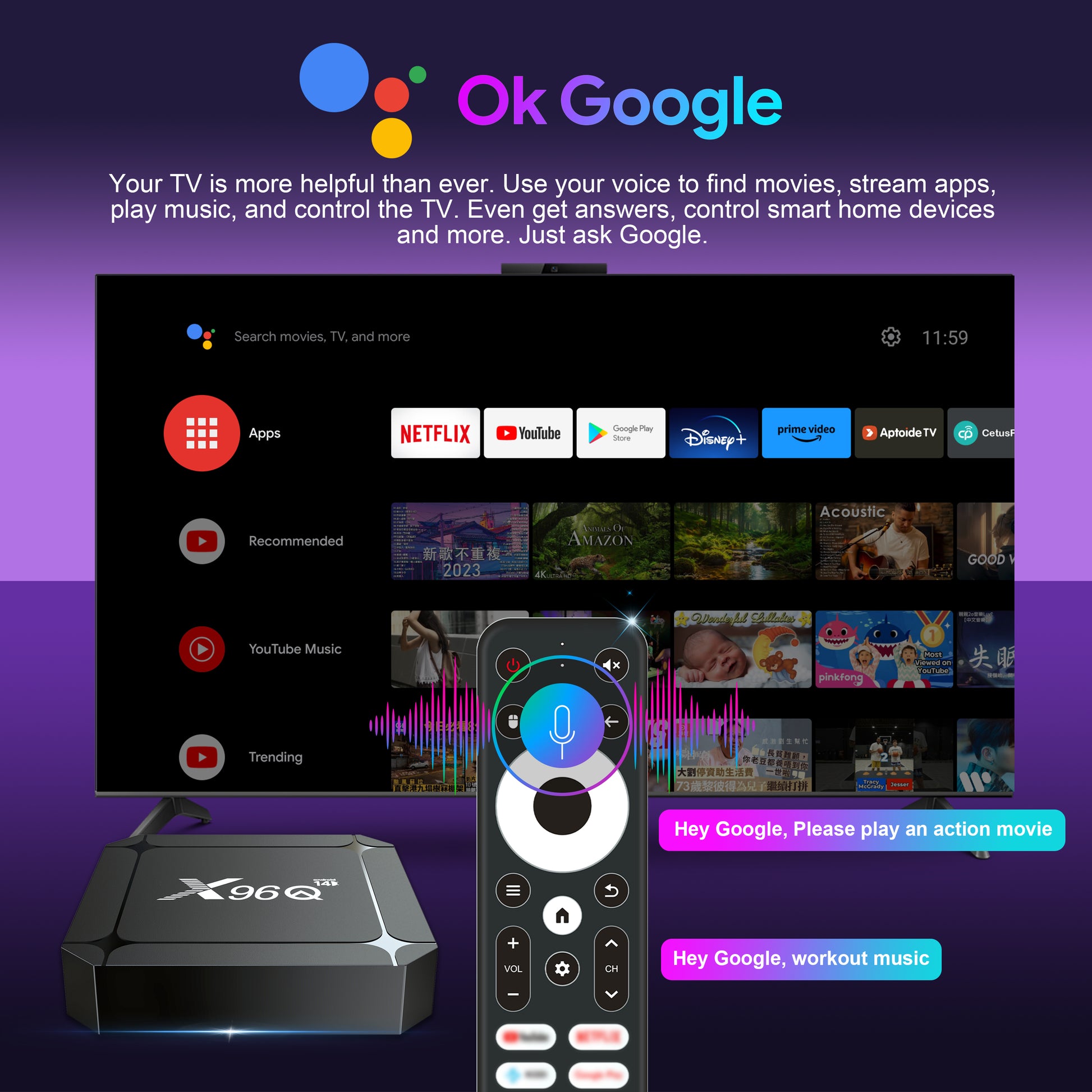 RK3518 4K Google TV Box