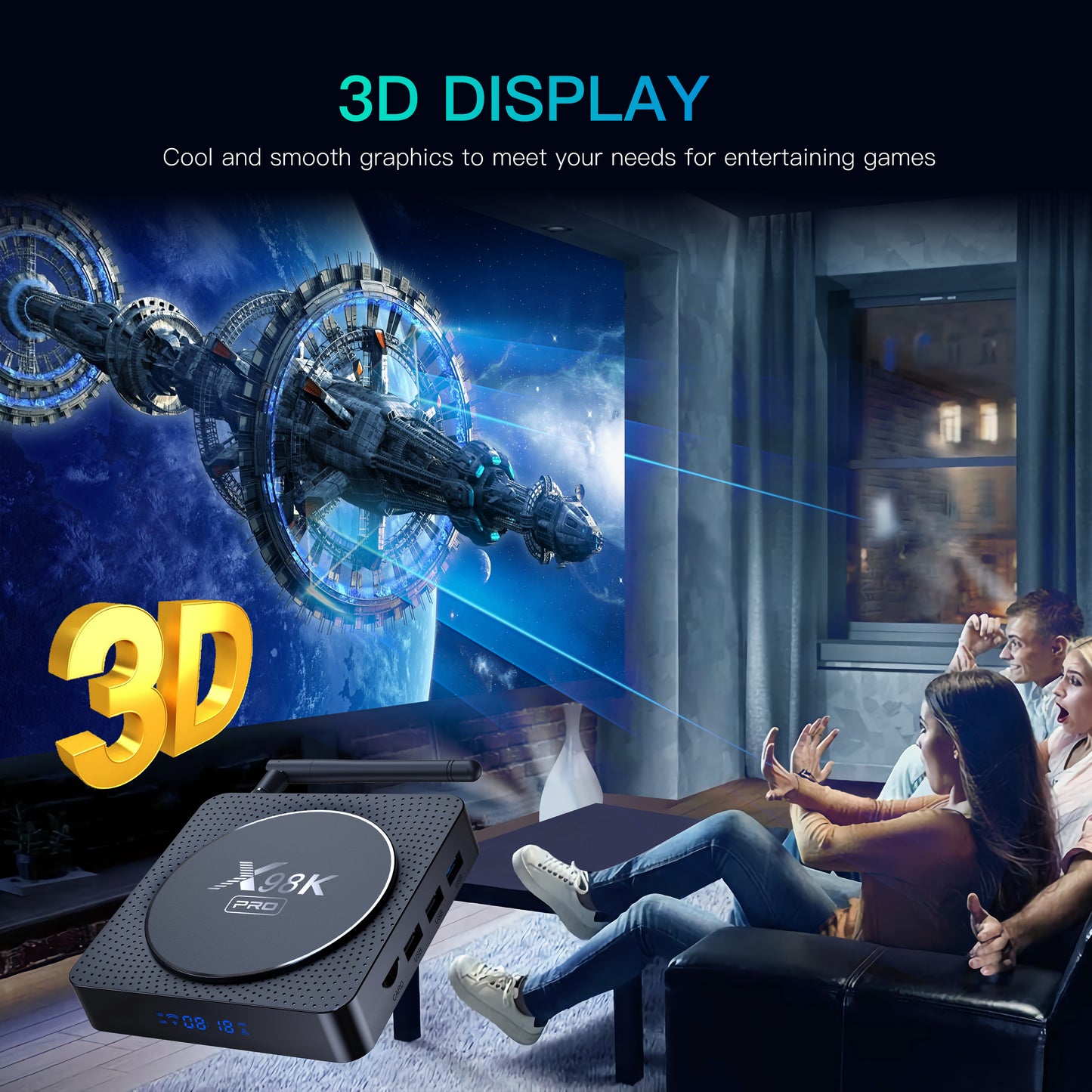 RK3566 TV Box 3D