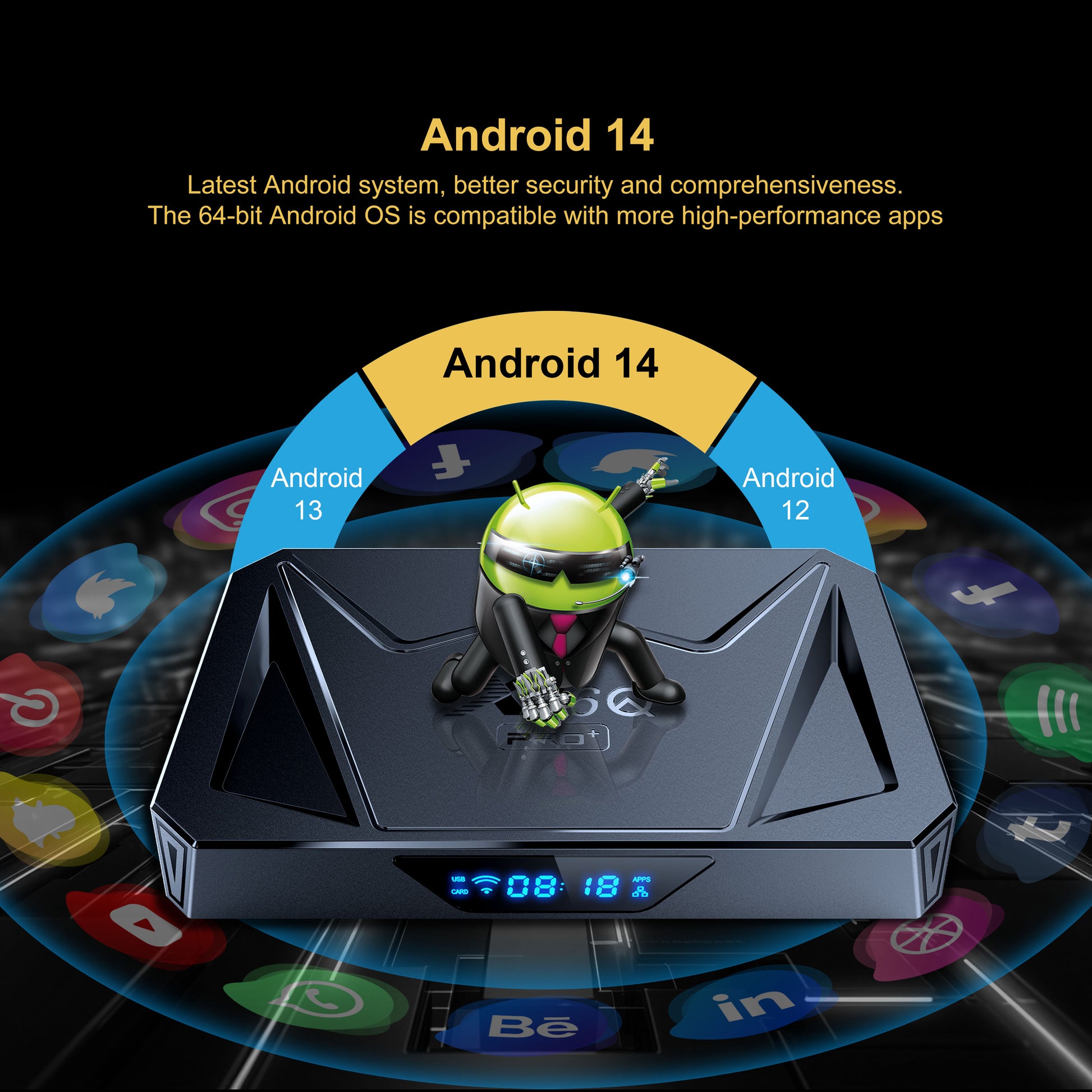 X96Q Pro+ Allwinner H728 Android 14