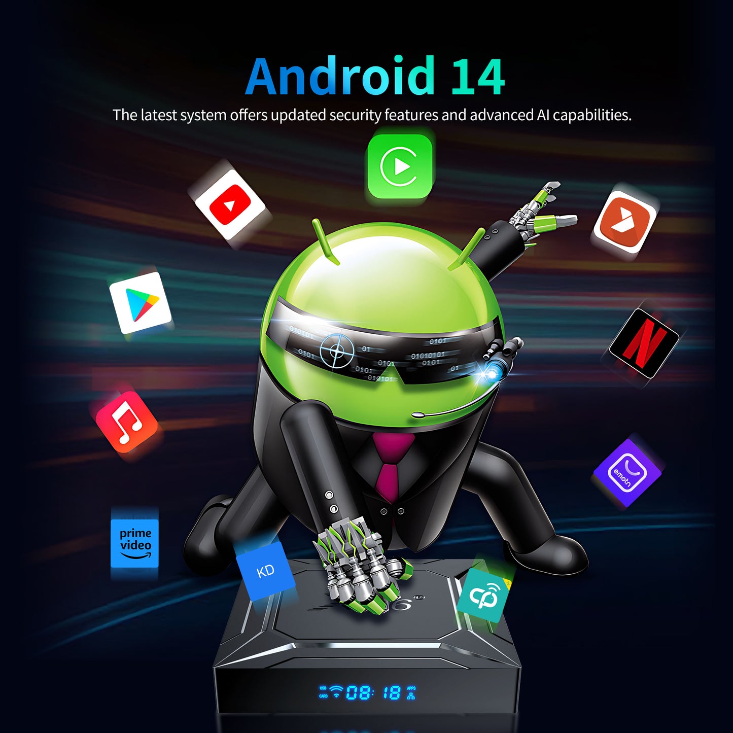 X96 M200 Amlogic S905X5M Android 14