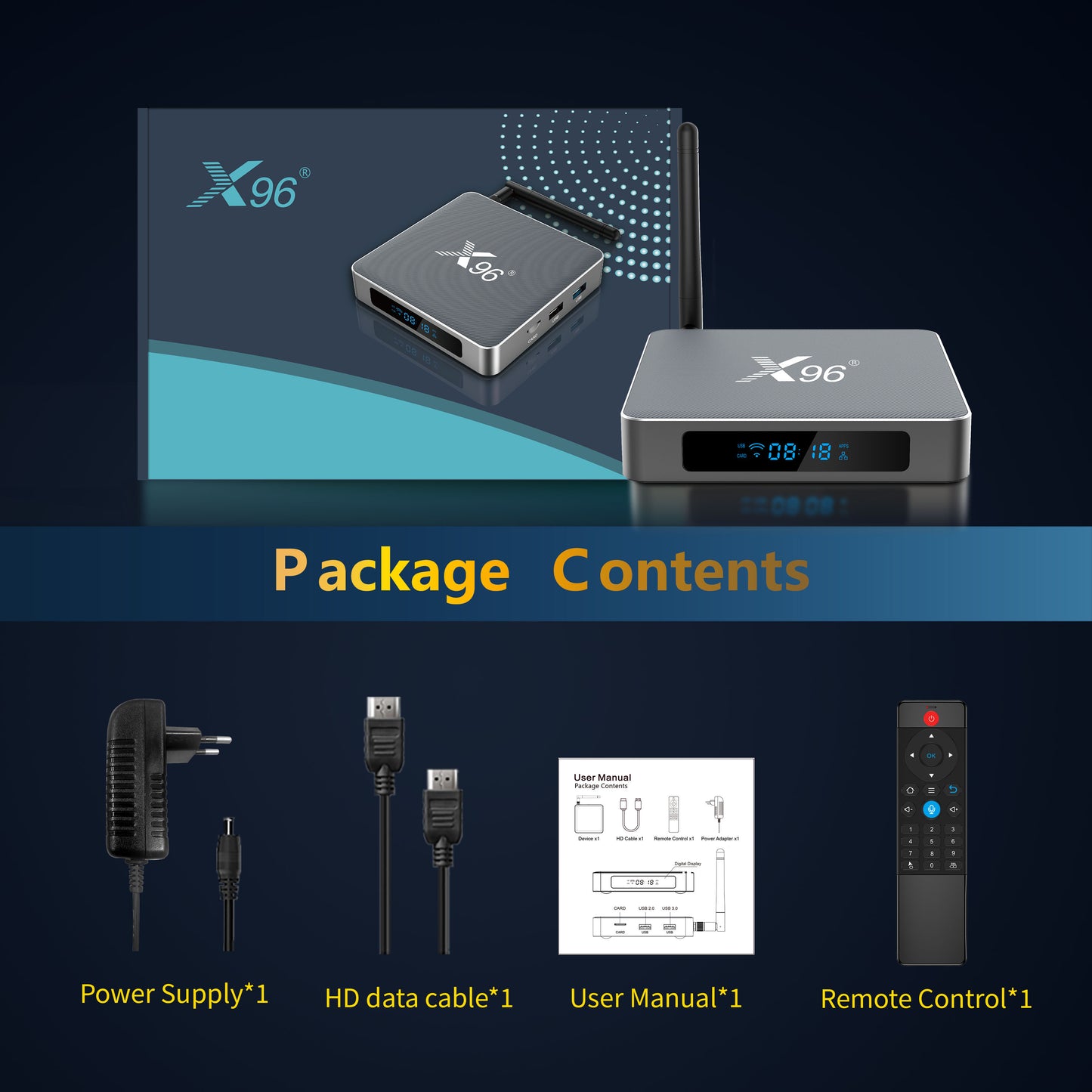 X96 X9 Android TV Box