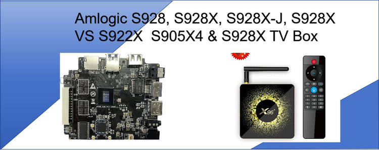 Amlogic S928、S928X、S928X-J、S928X VS S922X S905X4 和 S928X 電視盒 – X96mini 電視盒