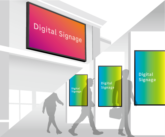 Providing complete hardware solutions for advertising media companies: Combination of digital signage players and content management systems