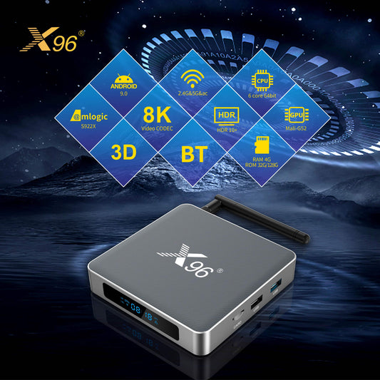 X96 X9 Amlogic S922X Hexa Core 4K TV Box S922X Android Digital Signage Player