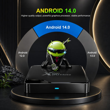X96 Mate 2026 NEW Allwinner H618 Android 14 2GB/16GB EMCP BT Voice Rcu with Different UI Wifi 6 Tv Box 4K Digital Signage Player