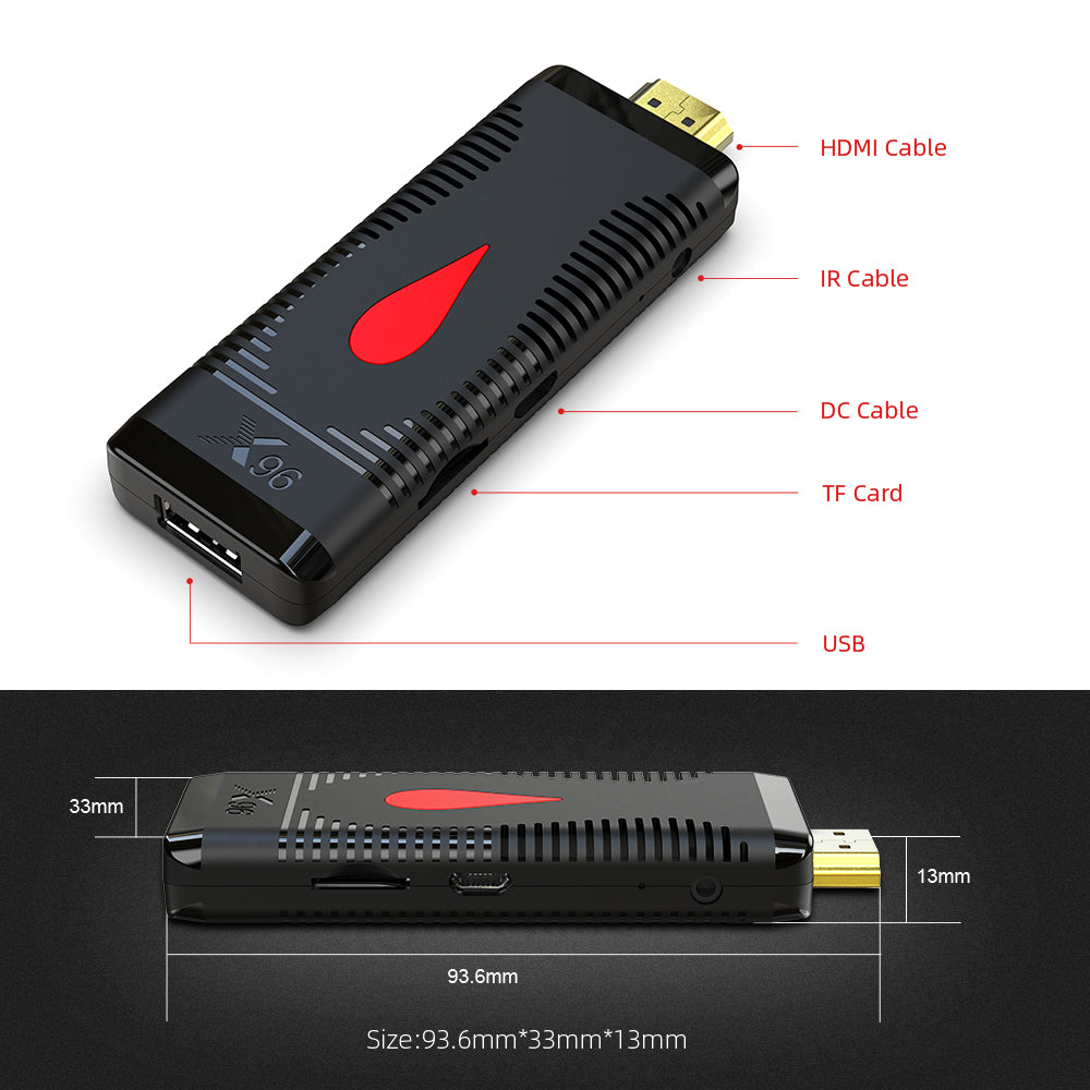 ТВ-адаптер X96 S400 TV Stick Android 10 