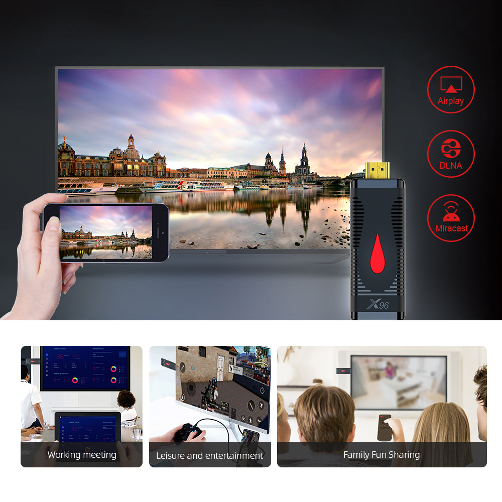 ТВ-адаптер X96 S400 TV Stick Android 10 