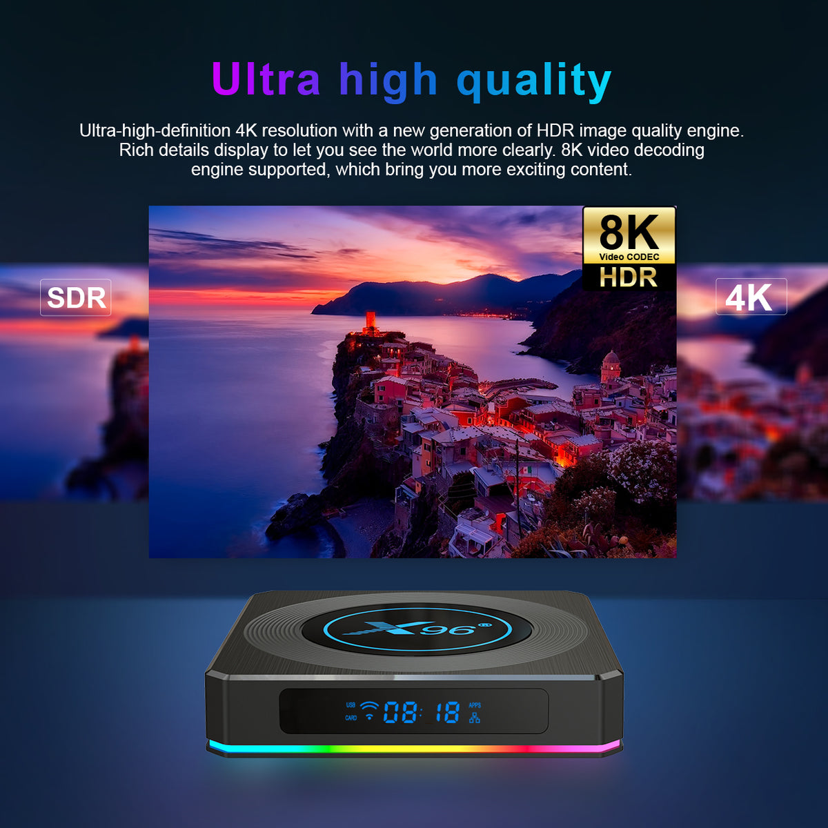 X96 X4 Amlogic S905X4 Quad Core TV Box Digital Signage Player – X96mini ...