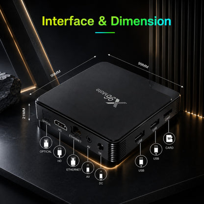 X96 Mate 2026 NEW Allwinner H618 Android 14 2GB/16GB EMCP BT Voice Rcu with Different UI Wifi 6 Tv Box 4K Digital Signage Player