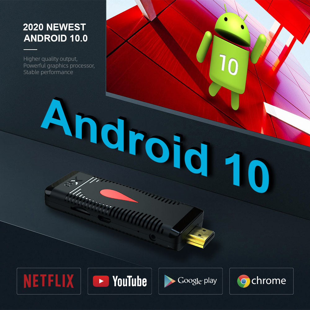 ТВ-адаптер X96 S400 TV Stick Android 10 