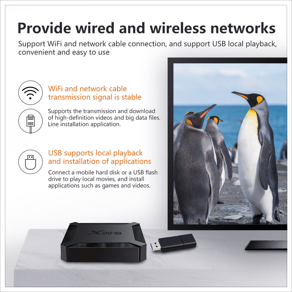 X96Q Android 10 TV Box Allwinner H313 Quad Core Digital Signage Player ...