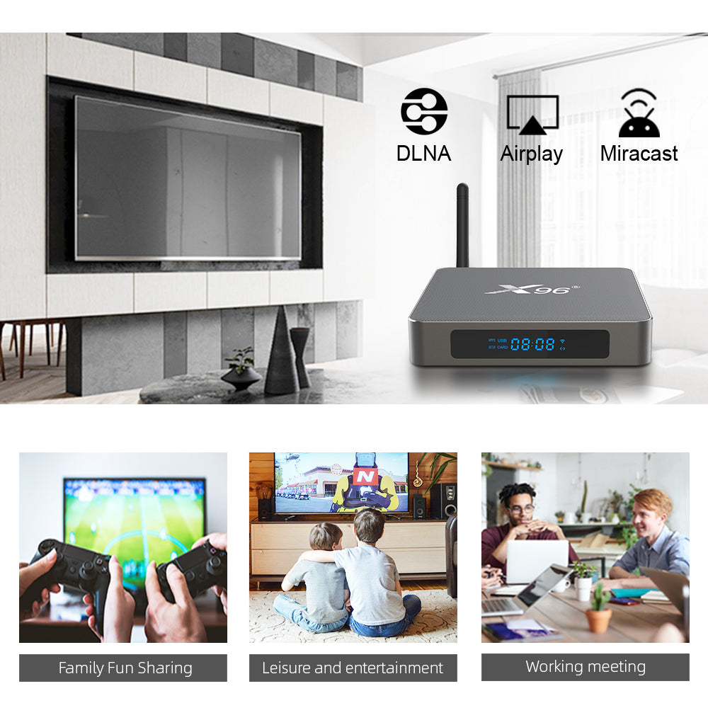 X96 X6 Octa Core Rockchip RK3566 Android TV Box 