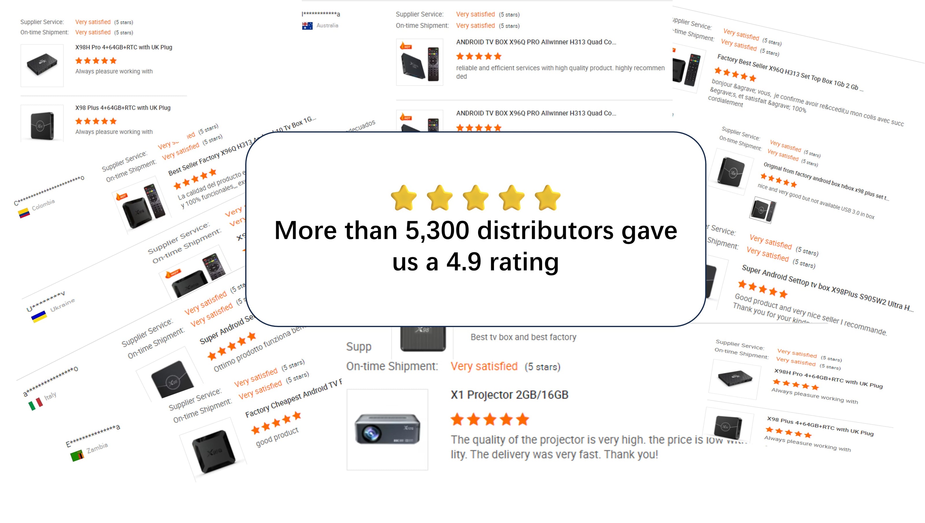 X96 customer review