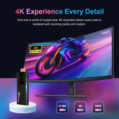 RK3518 Android TV Stick Android 14 Wifi6 Bluetooth voice remote