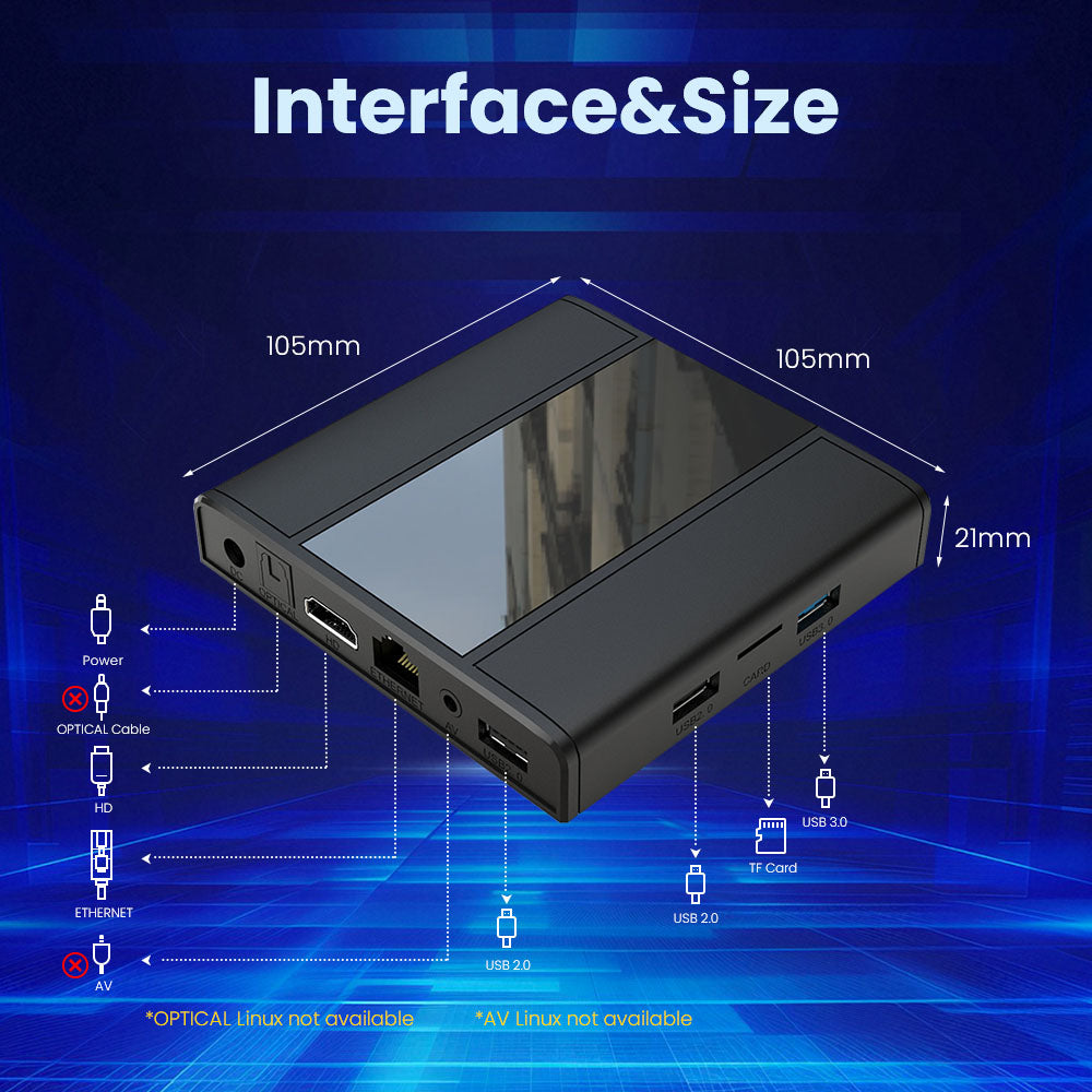 RK3528 Linux tv box Ubuntu Debian 4GB 32GB