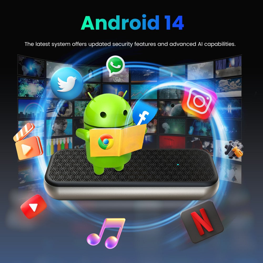 Amlogic S905X5M Android TV box IR Bluetooth Remote