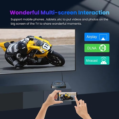 X98K Android 13 Rockchip RK3528 Четырехъядерный ТВ-бокс