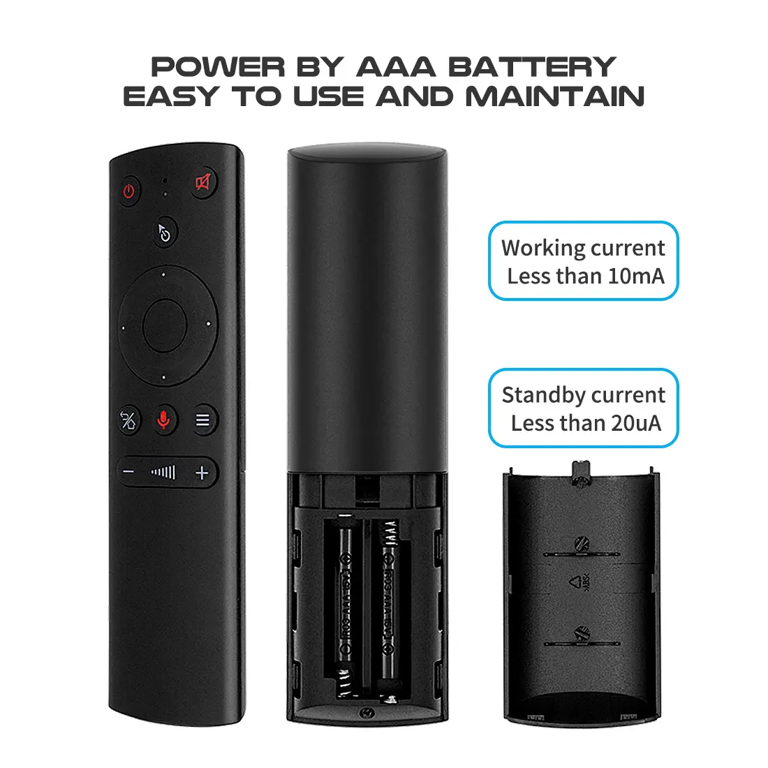 G10S G10S Pro BT Smart Voice TV Remote Control 2.4G Gyroscope Wireless keyboard Air Mouse with Microphone and Bluetooth