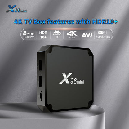 X96mini TV Box Quad Core Amlogic S905W2  Set-top Box