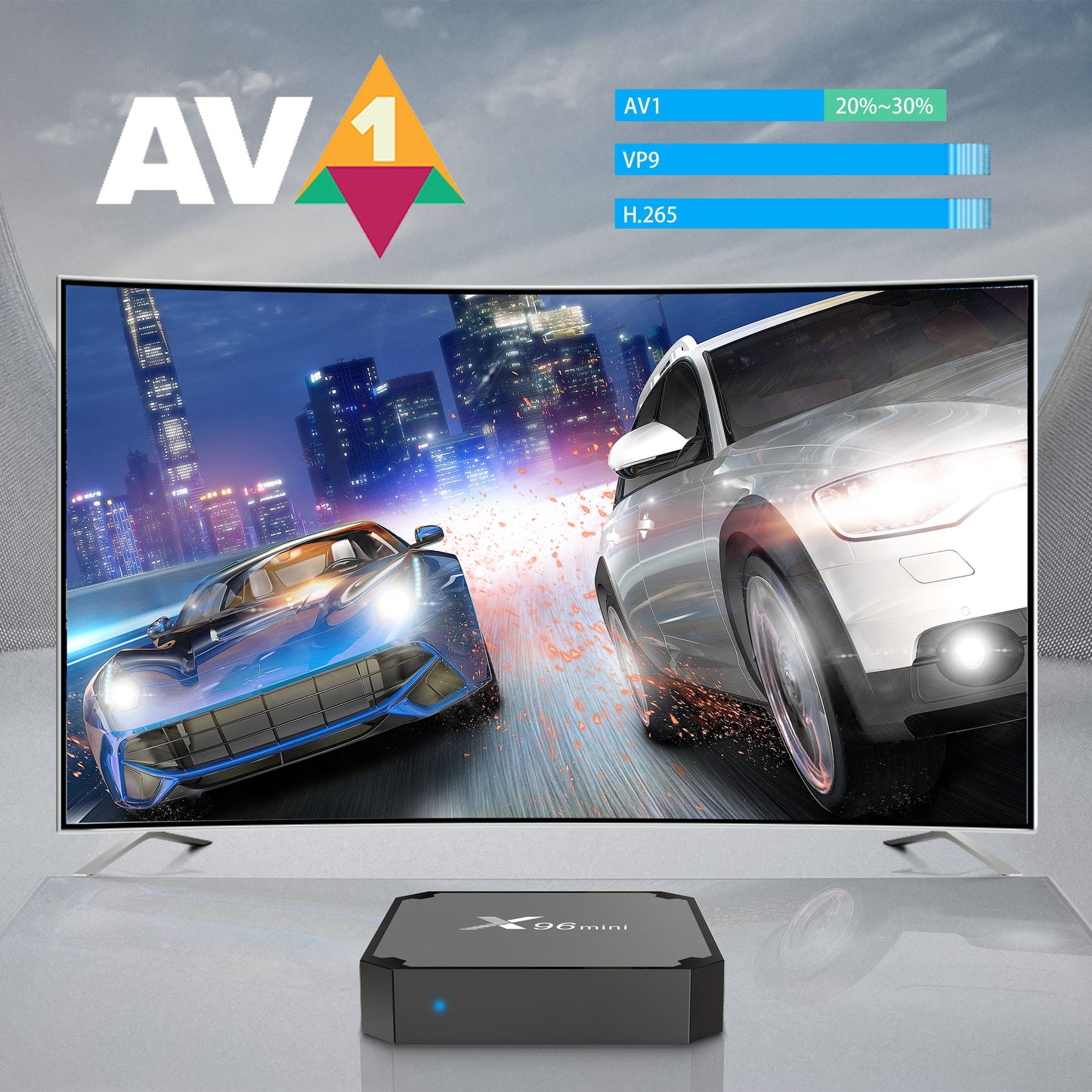 X96mini TV Box Quad Core Amlogic S905W2  Set-top Box