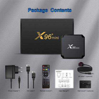 X96mini TV Box Quad Core Amlogic S905W2  Set-top Box