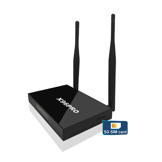 X96PRO 4G/5G-LTE SIM Card Slot OTT Box Digital Signage Player