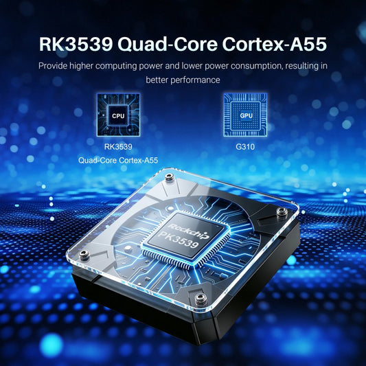 Rockchip RK3539 X96Q 4K AV1 Media Player Voice Assistant Android 14 Youtube Certificated