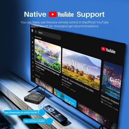 Rockchip RK3539 X96Q 4K AV1 Media Player Voice Assistant Android 14 Youtube Certificated