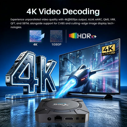Rockchip RK3539 X96Q 4K AV1 Media Player Voice Assistant Android 14 Youtube Certificated