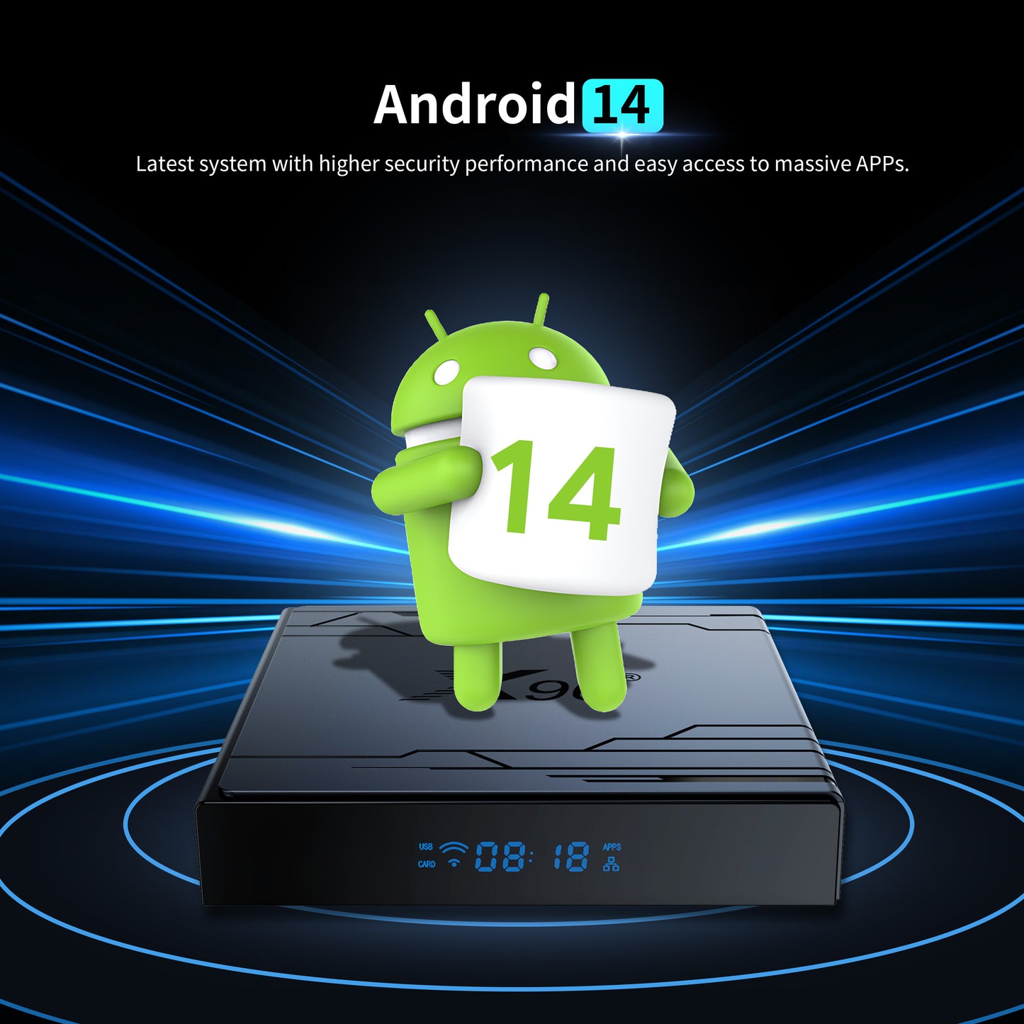 X96 Android 14 S905Y5 TV Box