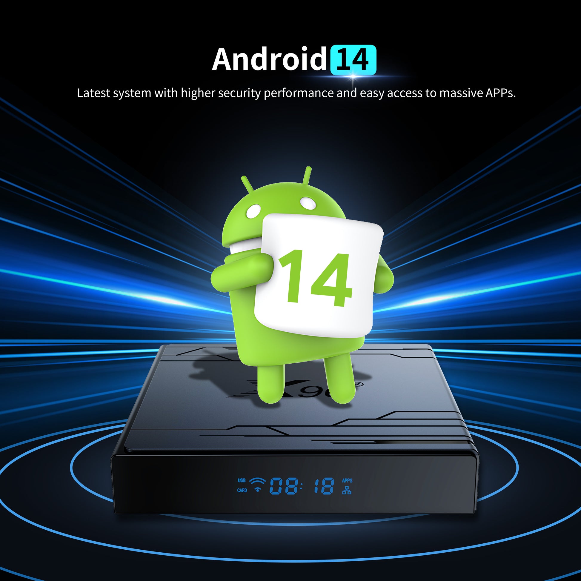 X96 Android 14 S905Y5 TV Box
