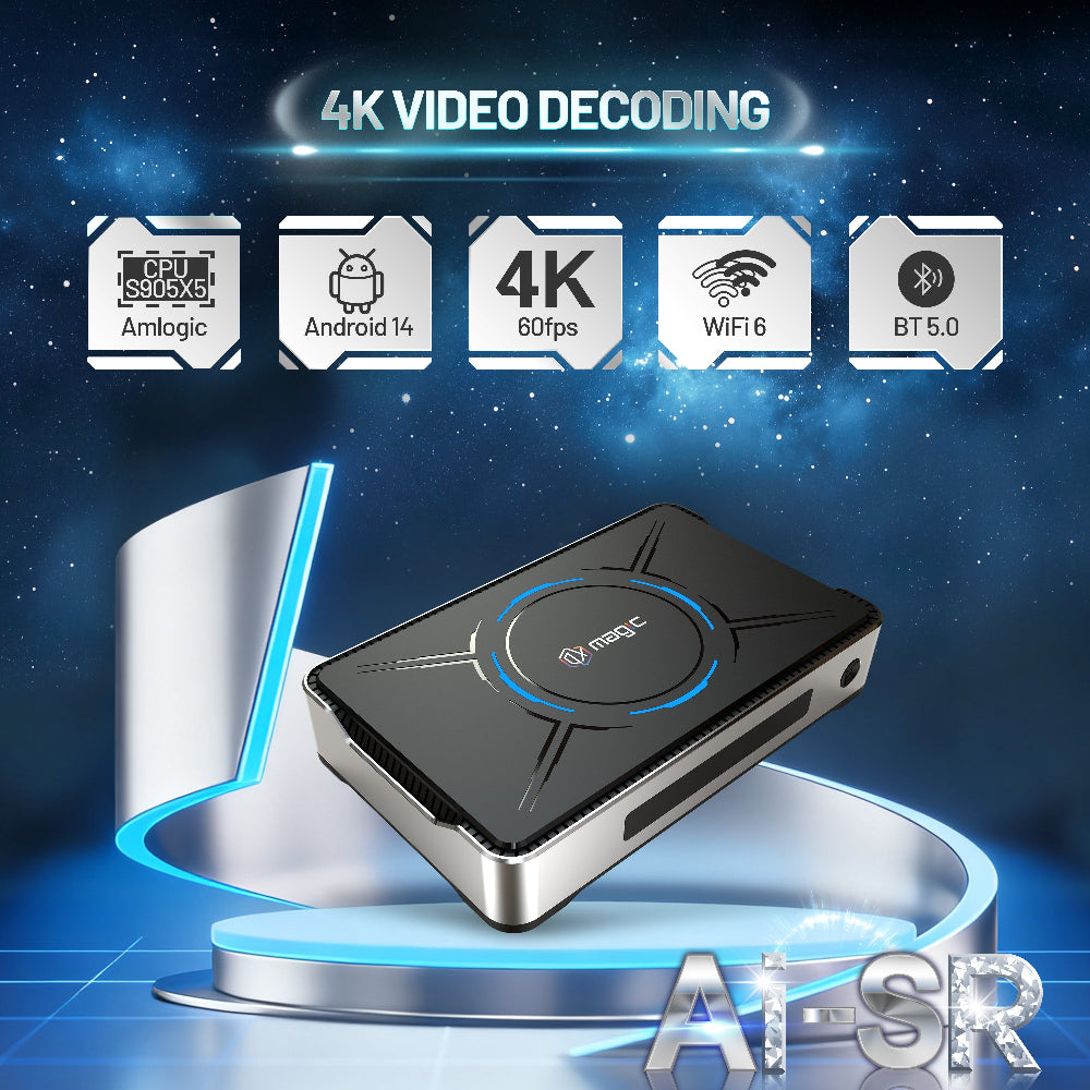 S905X5 TV BXO ANDROID 14 4K MEDIA PLAYER