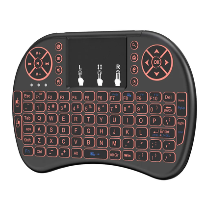 Universal wireless keyboard mouse combo 2.4G wireless I8 mini keyboard smart remote control