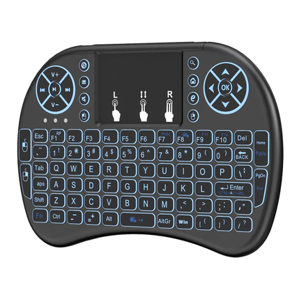 Universal wireless keyboard mouse combo 2.4G wireless I8 mini keyboard smart remote control