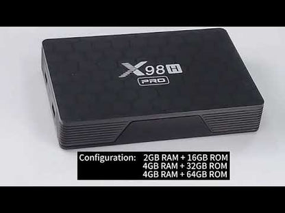 2024 X96H Box Tv Android 13.0, 4 Go De Ram 32 Go De Rom Allwinner H618 2024 X96H Box Tv Android 13.0, 4 Go De Ram 32 Go De Rom Allwinner H618