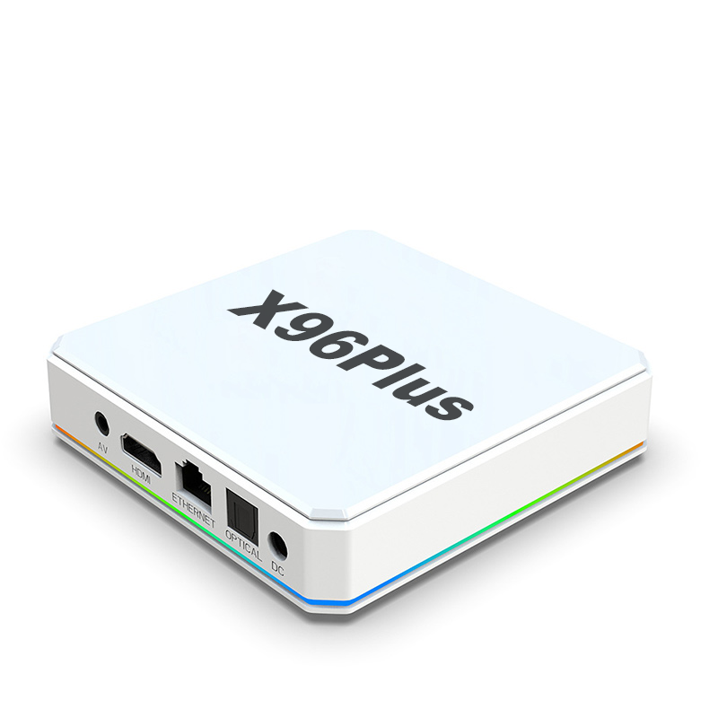 X96Plus Amlogic S905X4 Quad Core TV Box - White Digital signage player