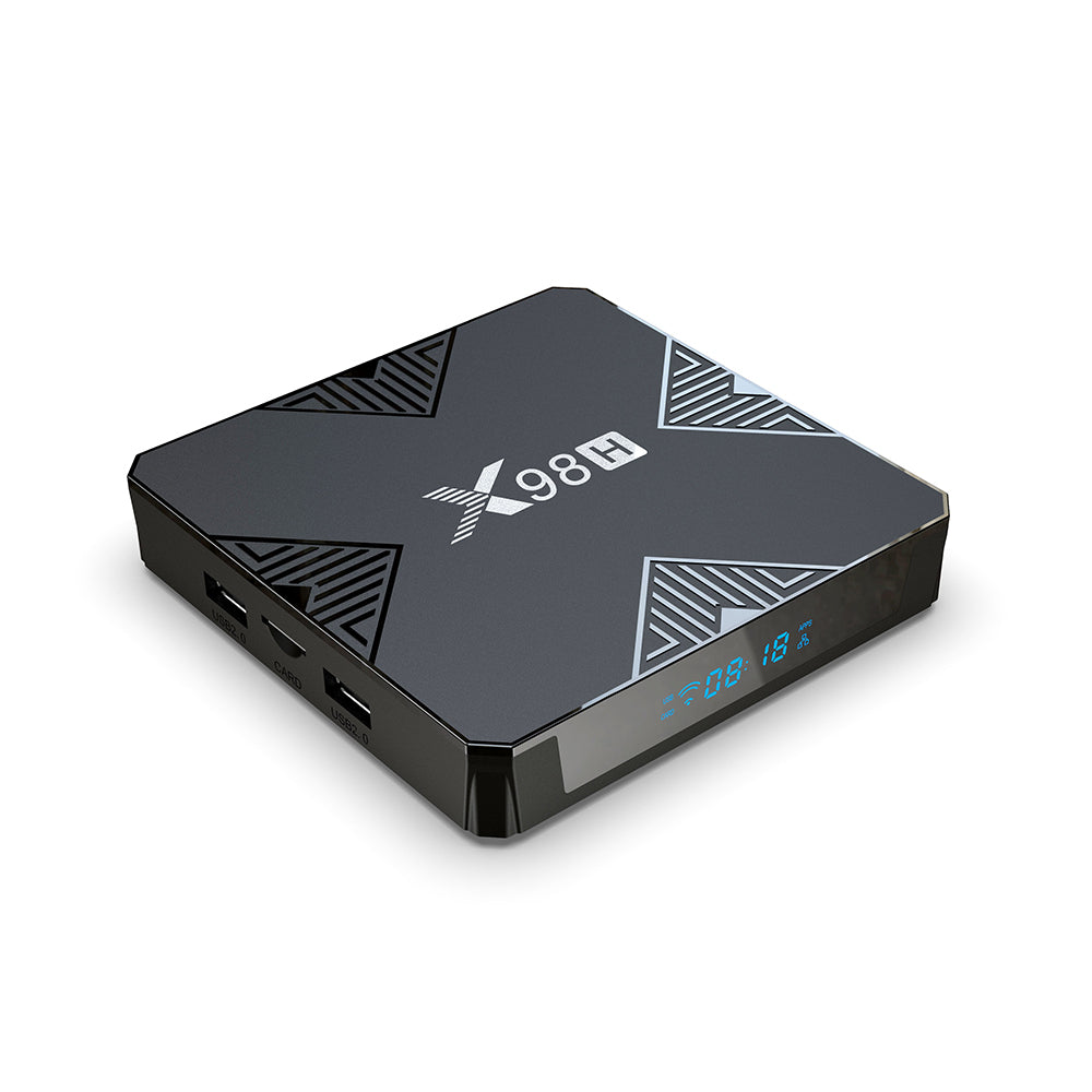 X98H 4K Android Allwinner H618 WiFi6 tv box